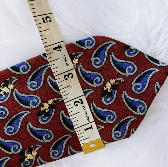 Vintage Mickey Mouse Silk Tie 59" - Picture 2 of 4
